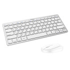 Беспроводная клавиатура Hoco DI05 BT keyboard + mouse (russian version) [White]