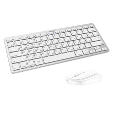 Беспроводная клавиатура Hoco DI05 BT keyboard + mouse (russian version) [White]
