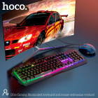 Set tastatură + mouse Hoco DI16 Gaming (russian version) [Black]