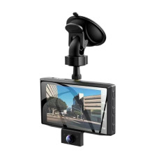 Видеорегистратор Hoco DI17 Three camera driving recorder [Black]