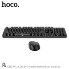 Set tastatură + mouse Hoco DI25 PALLADIS 2.4G (russian version) [Black]