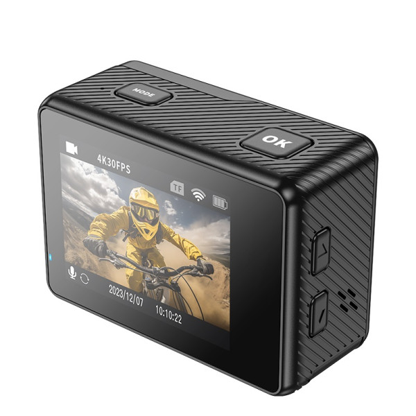Экшн камера Hoco DV101 dual color screen sports camera[Black]