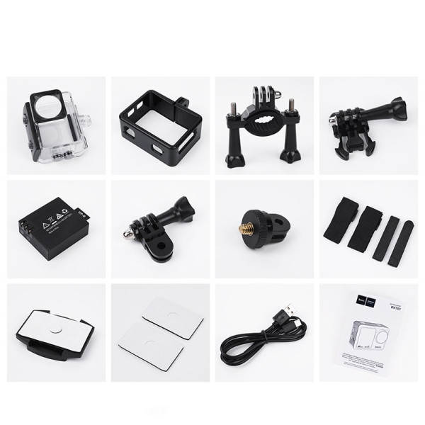 Экшн камера Hoco DV101 dual color screen sports camera[Black]