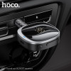 FM Modulator Hoco Hoco E80 Travel car AUX BT receiver [Silver]