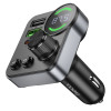 FM Модулятор Hoco E86 Alegria 48W dual port PD30W+QC3.0 car BT FM transmitter [Black]