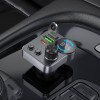 FM Модулятор Hoco E86 Alegria 48W dual port PD30W+QC3.0 car BT FM transmitter [Black]