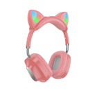 Наушники беспроводные Hoco ESD13 Skill cat ear BT headphones [Pink]