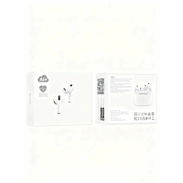 Casti Hoco EW98 ANC Intelligent AI translation+heart rate monitoring headset(App) [White]