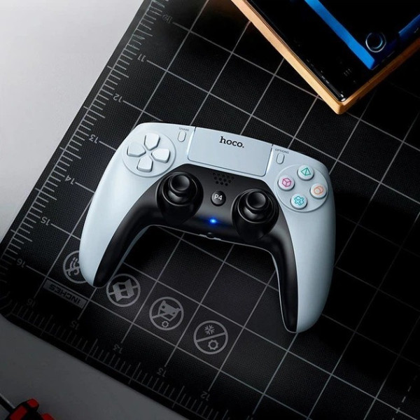 Контроллер Hoco GA1 Phoenix PS4 wireless game controller [White]