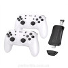 Consolă de jocuri + 2 gamepad-uri Hoco GA31 Collection game box+two wireless gamepads set [White]