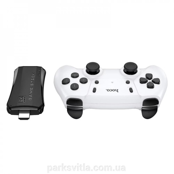 Consolă de jocuri + 2 gamepad-uri Hoco GA31 Collection game box+two wireless gamepads set [White]