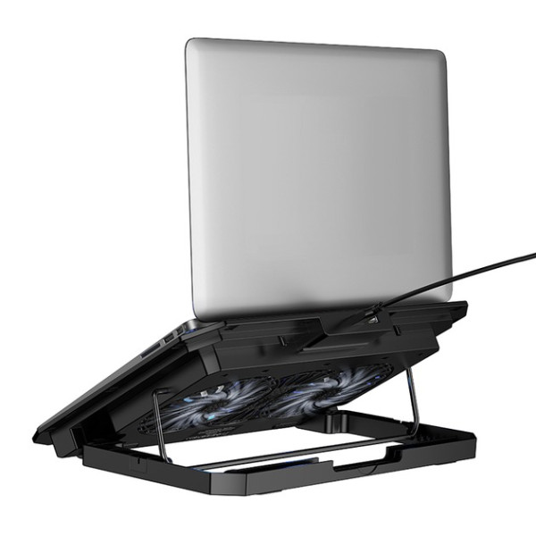 Охлаждающая подставка для ноутбука Hoco GA4 Jade laptop cooling stand [Black]