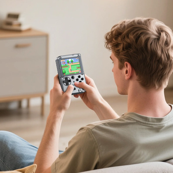 Consolă de jocuri Hoco GA40 Brilliant vertical screen handheld game console [Gray]