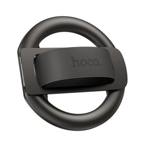 Магнитный держатель Hoco GH10 Magic magnetic ring holder [Metal grey]