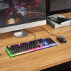 Set tastatură + mouse Hoco GM18 (russian version)  [Black]