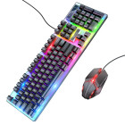 Set tastatură + mouse Hoco GM18 Gaming (russian version) [Black]