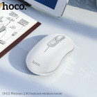 Mouse pentru laptop Hoco GM21 Platinum 2.4G [White-Gray]