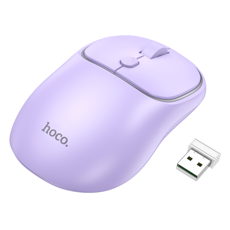 Mouse wireless Hoco GM25 Royal dual-mode [Romantic-Purple]