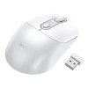 Mouse wireless Hoco GM28 2.4G business wireless mouse [White Gray]