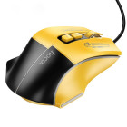 Mouse Hoco GM31 Overlord luminous gaming wired mouse [Black Yellow]