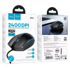 Mouse wireless Hoco GM37 Wonderful gaming luminous wired mouse [Black]
