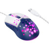 Мышь Hoco GM51 Sky luminous gaming wired mouse [White and blue]