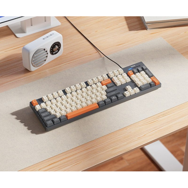 Tastatură Hoco GM61 Murphy 3-color wired keyboard(russian version) [Star gray]