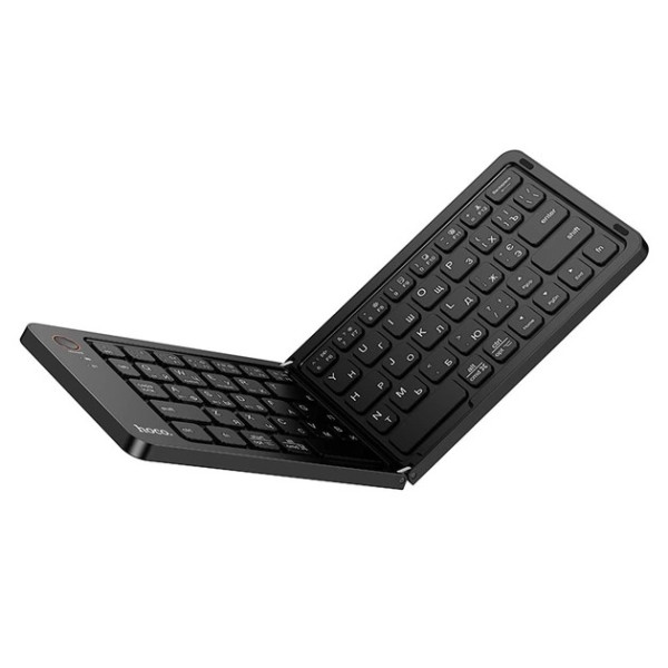 Tastatură wireles Hoco GM71 Proficient mini folding wireless keyboard(russian version) [Black]
