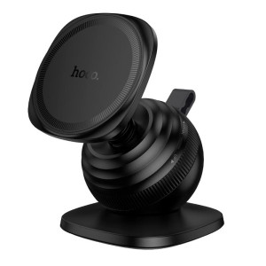 Suport auto Hoco H103 Daisy magnetic ring car holder(center console) [Black]