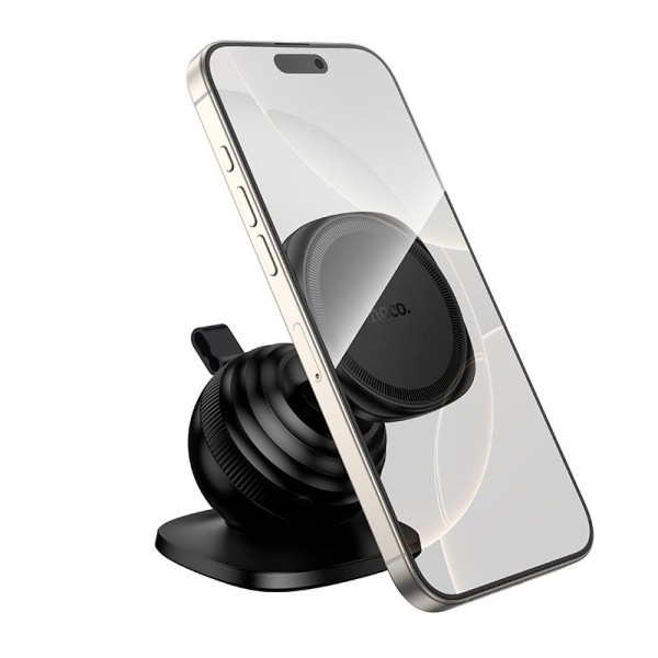 Suport auto Hoco H103 Daisy magnetic ring car holder(center console) [Black]
