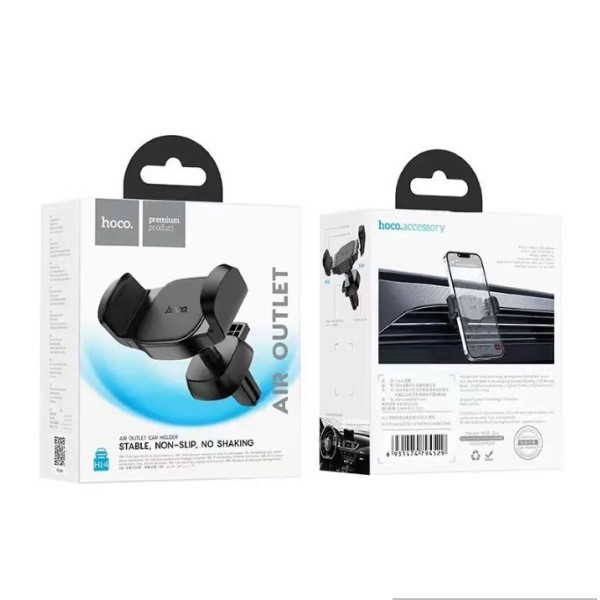Suport auto Hoco H14 Pursue pull clip [Black]