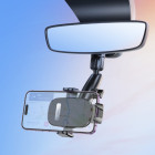 Suport aurto Hoco H17 Waves rearview mirror car holder [Black]