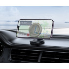 Suport auto Hoco H61 Show folding ring magnetic car holder [Black-Metal-Gray]