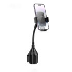 Авто держатель HOCO H63 Utmost push-type car mount cup holder [Black]