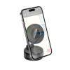 Авто держатель Hoco H86 Dragon manual suction cup magnetic holder(universal) [Black  Metal Gray]
