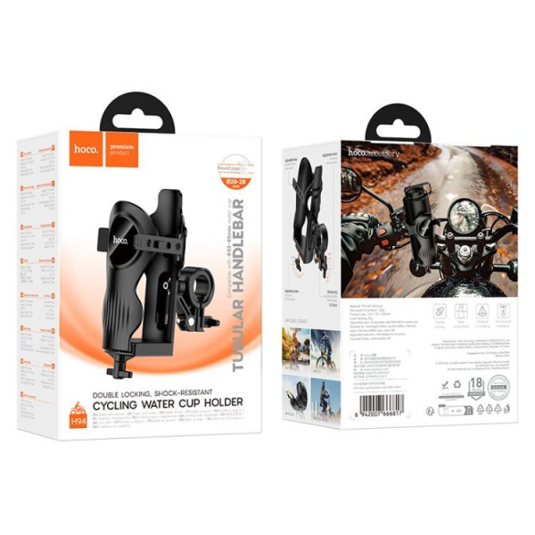 Крепление на велосипед Hoco H94 Feliz cycling water cup holder [Black]
