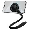 Suport multifuncțional Hoco H96 Show ring magnetic silicone hose holder(multi-scene) [Black]