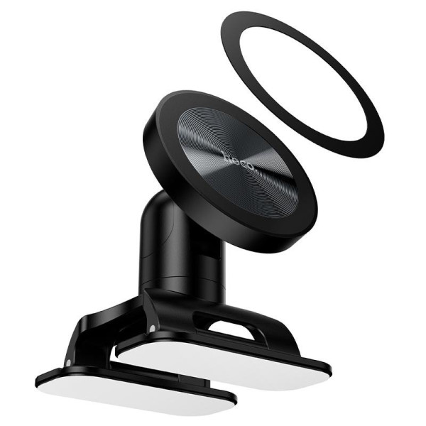 Авто держатель Hoco H97 Eminent Ring Magnetic Car holder(center console) [Black]