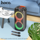 Boxa portabila Hoco HA7 Leader wireless (*2 Microfoane) [Black]