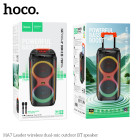 Boxa portabila Hoco HA7 Leader wireless (*2 Microfoane) [Black]
