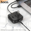 Адаптер Hoco HB31 Easy 4 in 1  (USB to USB2.0 X4) (1.2 M) [Black]