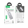 Adaptor Hoco HB52 Wow 8-in-1 multi-function converter(HDTV+RJ45+SD/TF+PD+TypeC3.0+USB3.0*2) [Deep Space Gray]