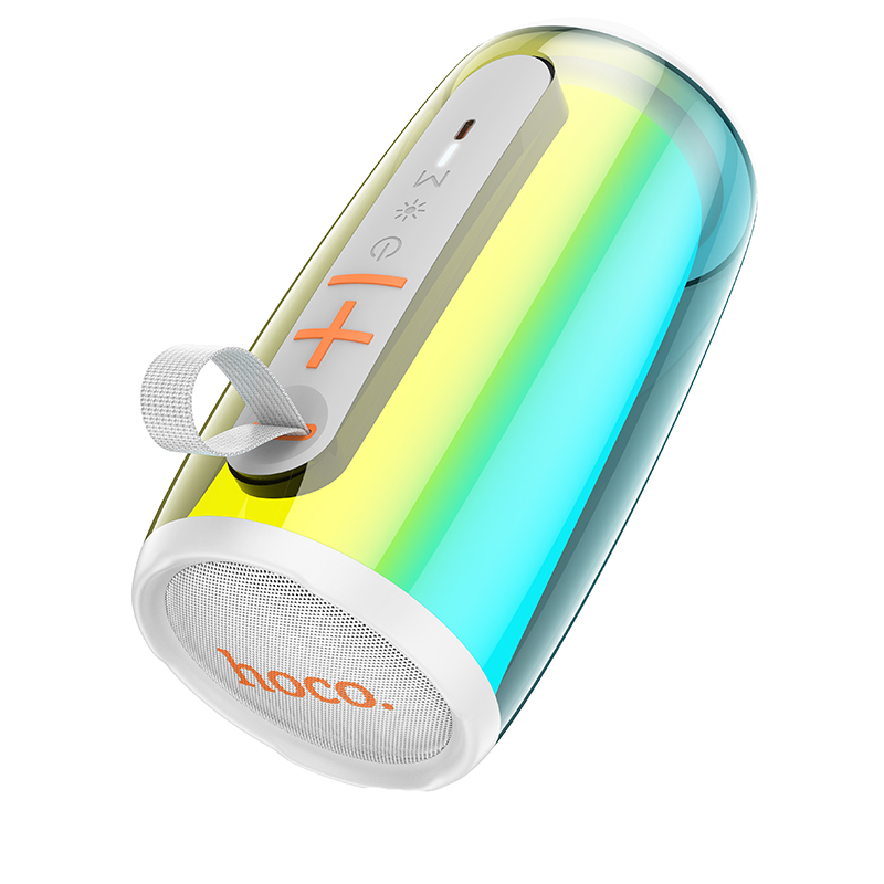 Boxa portabila Hoco HC18 Jumper colorful luminous BT speaker [White]