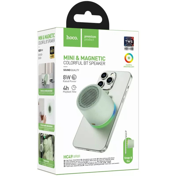 Boxa Portabila Hoco HC49 Shine magnetic BT speaker [Green]