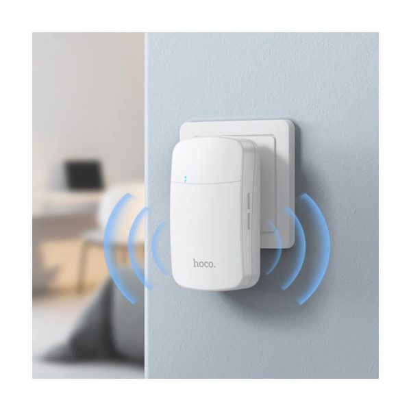 Sonerie video Hoco HI26 self-powered wireless doorbell(EU) [White]