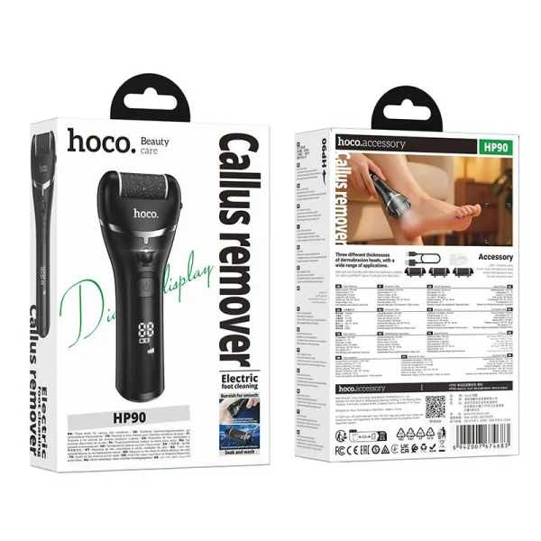 Pilă electrică cu rolă Hoco HP90 [Black]