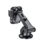 Suport auto Hoco HW11 wireless fast charging car holder [Black]