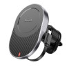 Suport auto Hoco HW12 Guardian magnetic wireless fast charging car holder [Black Gray]
