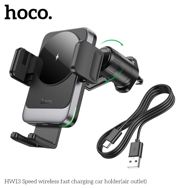 Suport auto Hoco HW13 Speed [Black]