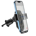 Suport auto Hoco HW2 Wise air outlet (Wireless Charger 15W) [Black]